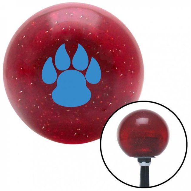 Bouton de Changement de Vitesse en Flocon de Métal Rouge avec M16 x 1.5 Insert Shifter Auto