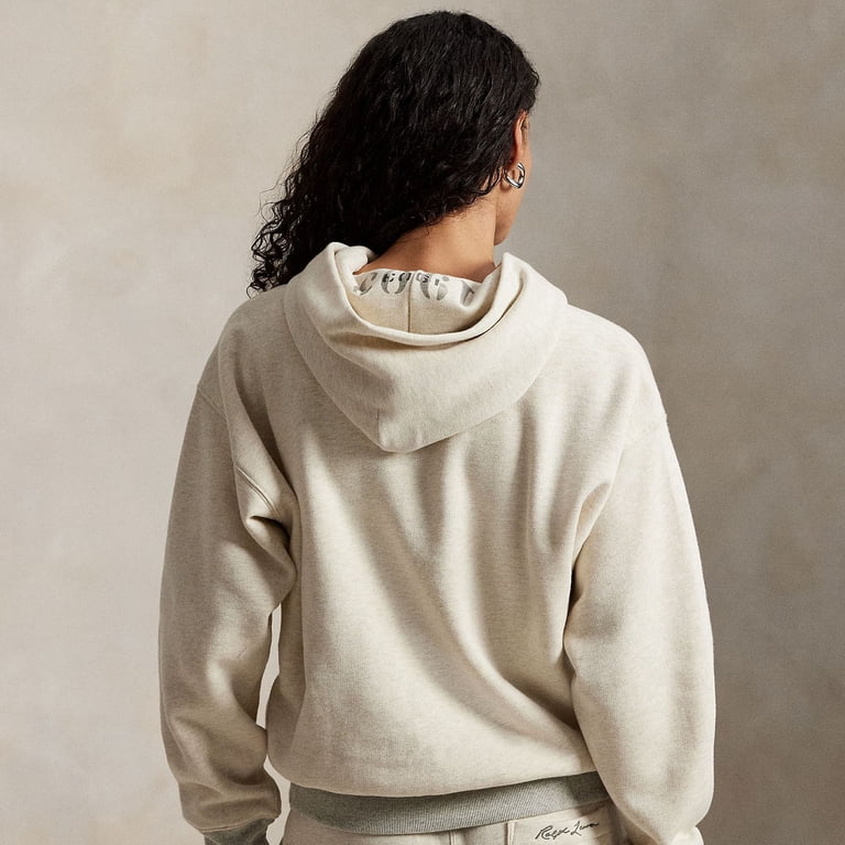Polo Ralph Lauren Cream Yankees Vintage Fleece Hoodie  display picture 1