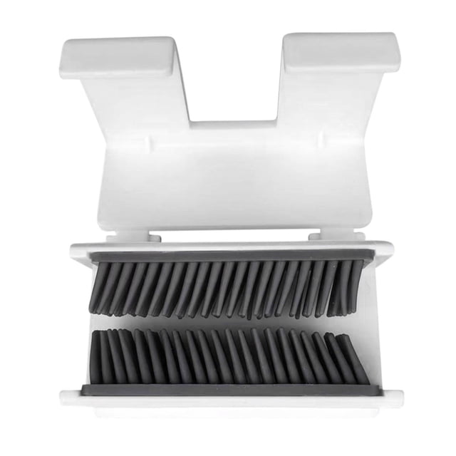 Atrapacabos para ducha | Recolector de pelo de pared | Trampa adhesiva para pelo en la pared de la ducha | Cepillo de cerdas fácil de instalar para recoger el pelo suelto en el baño