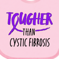 thumbnail image 4 of Inktastic Tougher than Cystic Fibrosis Boys or Girls Baby Bib, 4 of 4