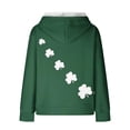 thumbnail image 4 of Women's St Patricks Day Sweatshirt Long Sleeve Crewneck Irish Shamrock Print Hoodie Plus Size Saint Patricks Shirt Clear L, 4 of 4