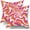 Pink Orange, variant on Hot Pink and Orange Pillow Covers 18x18 Set of 2 Vibrant Color Preppy Decor Throw Pillows Abstrat Art Stlye Decorative Pillowcase Cotton Square Cushion Case for Home Sofa Couch Bed