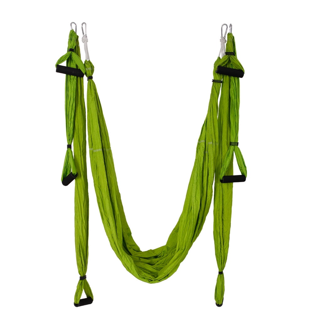 Zimtown Parachute Flying Yoga Pilates Aerial Hammock Swing Trapeze Anti