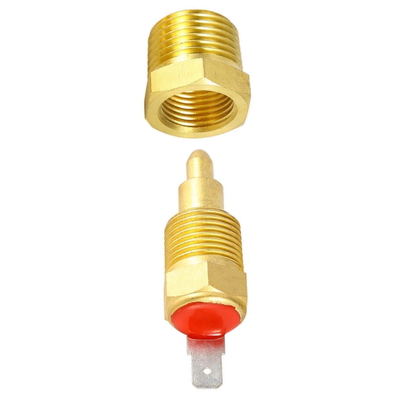 Sidaley Sensor térmico de temperatura del radiador del motor, 3/8 NPT, 185 °C encendido/175 °C, interruptor de apagado, temperatura del Vehículos, repuestos y accesorios Mis