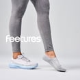 thumbnail image 7 of Feetures Elite Light Cushion Invisible Socks - Anti-Slip Sport Sock Liner with Targeted Compression - Light Gray , Small (1 Pair), 7 of 7