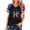 05Black, variant on Toome Women's American Flag V-Neck T-Shirt, 4th of July Independence Day Patriotic Graphic Tee, Soft Short Sleeve Casual Summer Tops, S-3XL