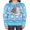 Blue Shark, variant on Women Men Christmas Sweater, Cute 3D Dinosaur/Elk/Shark Long Sleeve Knit Pullover