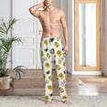 thumbnail image 2 of Susaid Travel Elements Print Mens Pajama Pants Set Sleep & Lounge Pants, PJ Bottoms with Pockets and Button Fly-XX-Large, 2 of 6