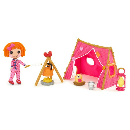 Mini Playset- Camping with Sunny, Mini Lalaloopsy Playset Camping with Sunny includes themed accessories, while Sunny Side Up hosts a campout for all of her.., By Lalaloopsy