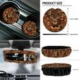 thumbnail image 6 of Renewold Deer Camo Hunting Forest 12 PCS Car Seat Cover Full Set, with Steering Wheel Seat Belt Cover Trash Can Armrest Pad Rear View Mirror Cover Coaster Keychain Air Vent Pouch, 6 of 7