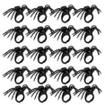 thumbnail image 2 of 1 Set/20pcs Plastic Halloween Spider Ring Creative Finger Ring Toy (Black Spider Ring), 2 of 6