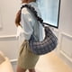 thumbnail image 5 of Bolso tote de nube para mujer Bolsos para axilas de moda de verano Bolso de hombro sólido (Gris), 5 of 6