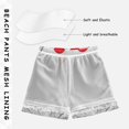 thumbnail image 3 of FORMRS Boys Swim Trunks Quick Dry Mesh Liner Boardshorts Sizes XS-XL, White Streets, 3 of 7