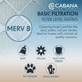 thumbnail image 4 of Cabana Filters 24 x 30 x 1 HVAC Furnace Air Filter Replacement, MERV 8, 6 Pack, 4 of 7