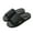 Black, variant on Shower Shoes for Women Men Comfortable House Slides Cushioned Open Toe Bathroom Slippers