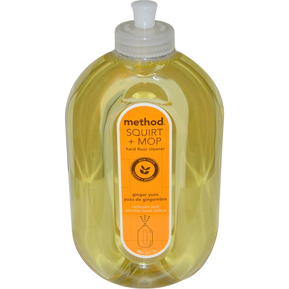 Method, Squirt + MOP, Hard Floor Cleaner, Ginger Yuzu, 25 fl oz(pack of 2)