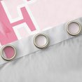 thumbnail image 4 of Manfei Bow Bowknot Ribbon Black Out Curtains,Fairy Tale Theme Curtains Pack of 2 (42x63 Each),First Letter E Bedroom Curtains For Girls,Super Cozy Room Decor, 4 of 6