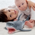 thumbnail image 4 of 16 Inches Large White Shark Simulation Model - Soft Rubber Stuffed Filled Cotton Underwater Creature Ocean Animal Toy - For Educational Play & Decorative Figure, 4 of 6