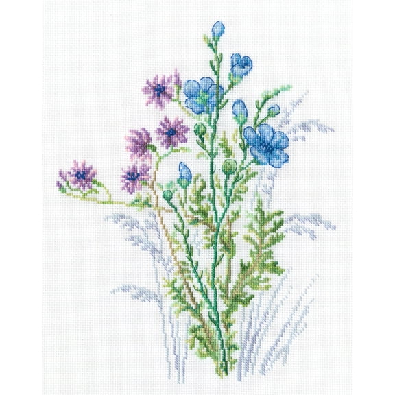 Colourful flowers M942 Counted Cross Stitch Kit