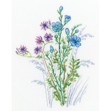 UPC: 4743348410778 | Colourful flowers M942 Counted Cross Stitch Kit