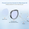 thumbnail image 3 of Lens Protector Set Compatible with Meta Quest 3S Accessories, Soft Lens Protector Cover, Glasses Spacer with Blue Light Blocking Glasses for Oculus Quest 3S/Quest 2, 3 of 8