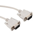 thumbnail image 6 of 2X 1.4M RS232 DB9 9 Pin Male to VGA Video 15 Pin Male Adapter Cable Light Gray,2 x VGA to DB9 Cable,Light Gray, 6 of 8