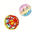 thumbnail image 4 of Interactive Rubber Dog Chew Ball - Dental Health & Teeth Cleaning Toy With Bell For Medium Breeds, 4 of 5