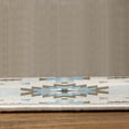 thumbnail image 3 of Southwestern Turkish Area Rug, Ethnic Illustration of a Zigzags Design Triangular Iconic Art Motifs, Soft Carpet for Living Room Decor with Distressed Look, 5.2' X 7.6', Dark Tan, by Ambesonne, 3 of 4