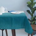 thumbnail image 4 of Turquoise White Ombre Table Cloth Waterproof Tablecloths, Modern Country Abstract Stripes Tablecloth Dining Table Cover for Kitchen Party Tabletop Outdoor, Rectangle Tablecloth 60x120 Inch, 4 of 9
