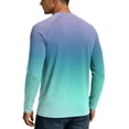 thumbnail image 6 of Long Sleeve Shirt Men Beach Summer Athletic Quick Dry Sun Protection Fishing Outdoor Hiking UPF 50 Running T-Shirt, M, 6 of 6