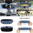 thumbnail image 6 of Yuyamidu Boho Mandala Flower Car Seat Covers Full Set 12pcs Front Seat Cover Steering Wheel Cover Seatbelt Pads Armrest Cover Trash Can Air Vent Holder Rearview Mirror Cover Coasters Keychain, 6 of 7