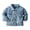 Blue, variant on Otqutp Boys Girls Button Down Denim Shirt Kids Long Sleeve Casual Cowboy Top Toddler Baby Jeans Shirts Clothes with Pocket(Blue,3-4 Years)
