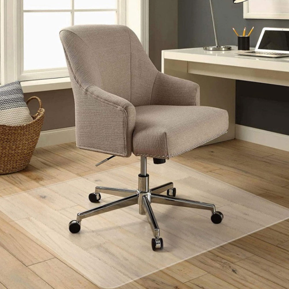Luxshiny Clear PVC Chair Mat for Hard Floors, Protective Transparent Floor Mat, 1 Piece Desk Chair Pad