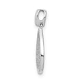 thumbnail image 2 of 14K White Gold Diamond Fancy Teardrop Pendant (0.244Cttw), 2 of 7