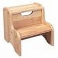 thumbnail image 2 of GiftMark Childrens two step stool Natural finish, 2 of 2