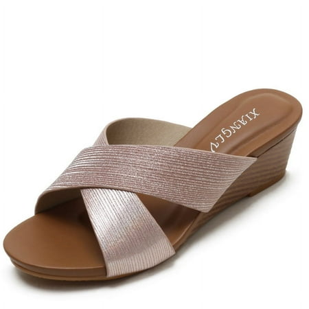 

Wedge Heel Roman Sandals Women s New Bohemian Ethnic Style Open Toe Holiday Travel Casual Summer Beach Wedge Shoes Women s Shoes