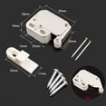 thumbnail image 3 of Mini Touch Latch Automatic Spring Push Catch Bounce Lock For Cabinet, 3 of 7