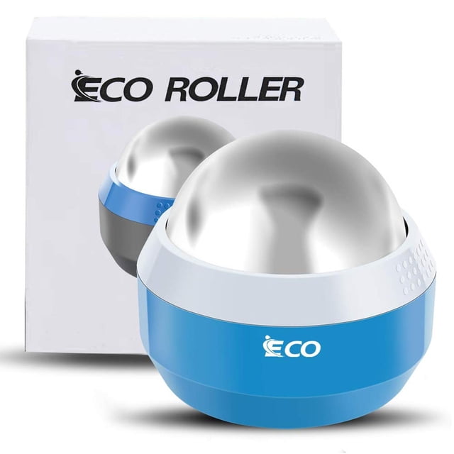 Pelota de Masaje iECO Cryosphere Azul con Alivio Frío y Calor para Liberación Miofascial y Terapia d