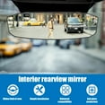 thumbnail image 4 of Retrok Rear View Mirror Clear Interior Rearview Mirror Adjustable Auto Safety Rearview Mirror Anti-Glare Wide Angle Convex Rear View Mirror Reduce Blind Spots for Most Cars SUVs Trucks, 4 of 10