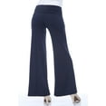 thumbnail image 4 of White Mark Women's Solid Palazzo Pants, 4 of 5