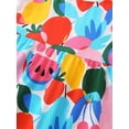 thumbnail image 5 of WIBACKER Toddler Girls Floral Summer Beach Sleeveless Dress Birthday Sundress Everyday Dresses for Kids, 5 of 6