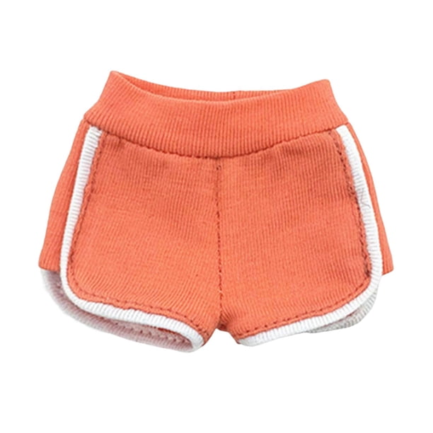 Pantalones cortos de yoga femeninos a escala 1/6, accesorios, juguetes para niños y adultos, regalos para figuras de acción de 12 pulgadas. Naranja