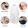 thumbnail image 4 of COMPUKAS Hair Coloring Cape with Simple Design for Hair Salon Use by Hairstylists 1Set, 4 of 5