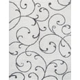 thumbnail image 3 of Bliss Rugs Transitional Floral 5'3'' x 7'3'' White and Gray Polypropylene Indoor Area Rug, 5'3'' x 7'3'', 3 of 10