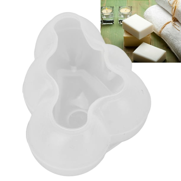 Molde de Silicona de Forma de Nube 3D, Lindo Moho que Hace que el Moho Sea Flexible para la Aromaterapia para Artesanías de Cristal