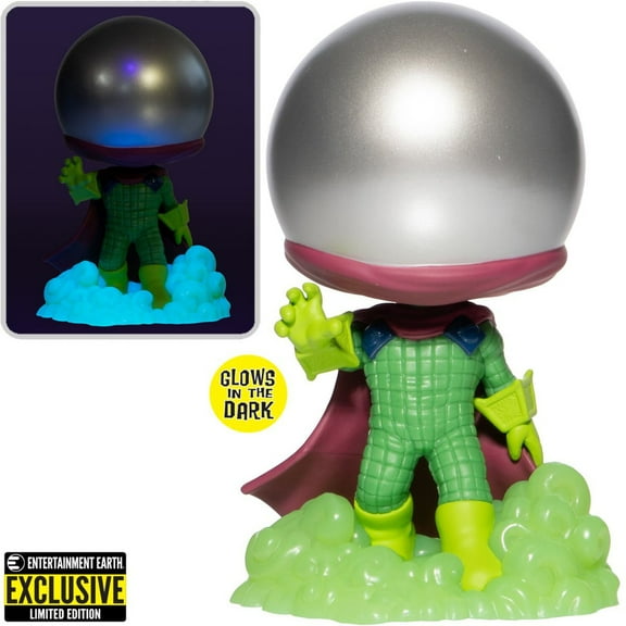 Funko Marvel Glow in the Dark Mysterio Vinyl Figure, 3 3/4"