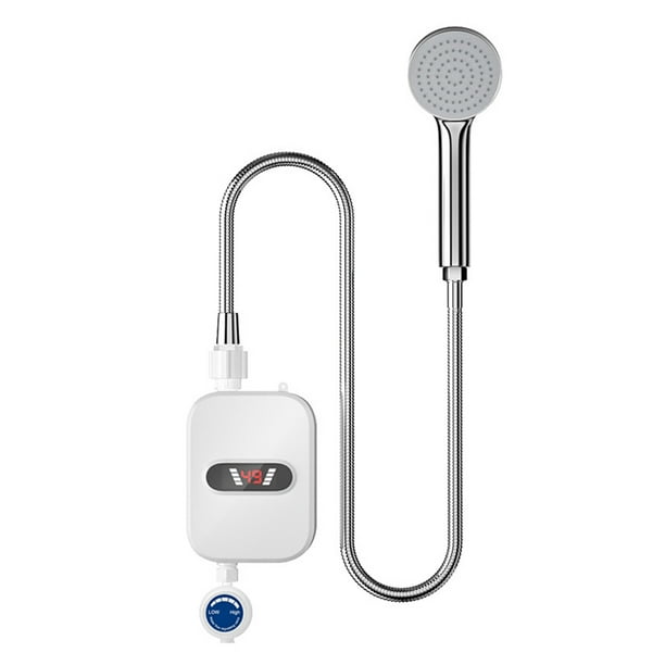 Calentadores de agua instantáneos con pantalla digital LCD y termostato para ducha