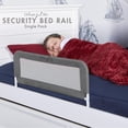 thumbnail image 2 of Dream On Me Barandilla de Cama Ajustable de Seguridad de Malla Ligera para niños pequeños, Tela de Malla Transpirable, Adecuada para Todo Tipo de Camas, Barandilla de protección de Cama con Sistema de, 2 of 5