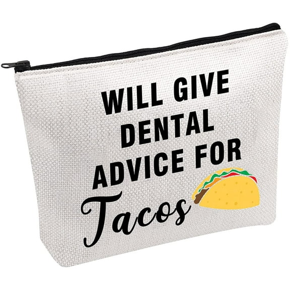 Zuo Bao Dental Hygienist Make Up Bag Dental Assistant Gifts Will Give Dental Advice For Tacos Storage Bag