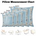 thumbnail image 5 of Throw Pillow Covers, Teal Blue Coastal Decorative Throw Pillow Covers 18x18 Inch, Vintage Summer Beach Coral Shell Starfish Square Linen Pillow Cases for Couch/Living Room/Sofa, 5 of 9